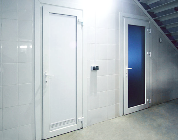 Bathroom doors