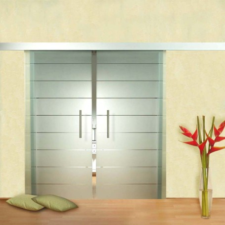 Interior glass doors