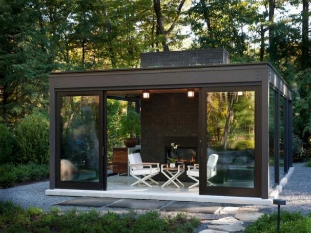 Sliding system for terrace doors