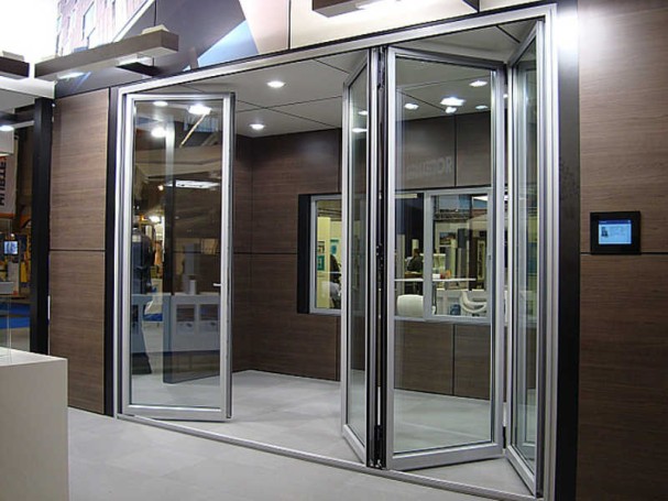 Aluminum doors