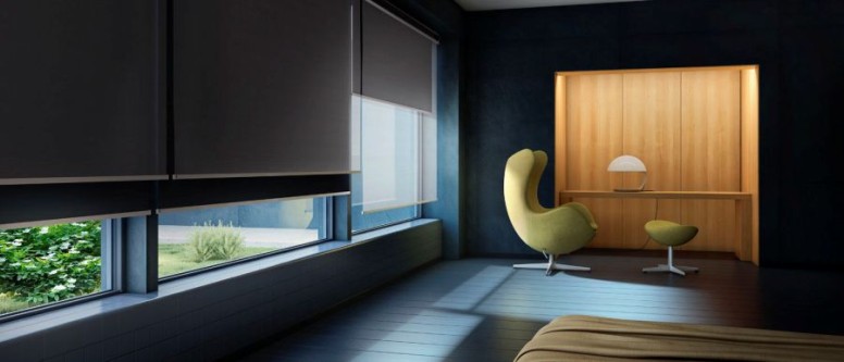 Fabric blackout blinds