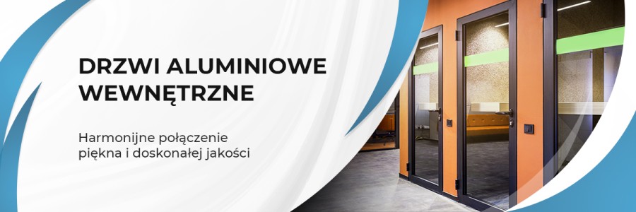 drzwi aluminiowe wewnętrzne