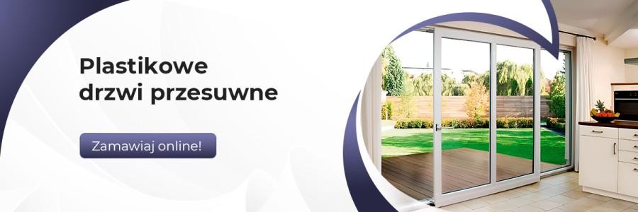 drzwi przesuwne plastikowe