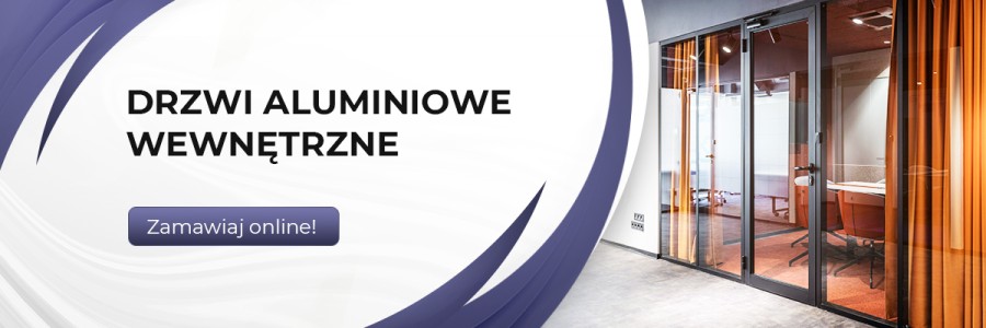 drzwi aluminiowe wewnętrzne cena
