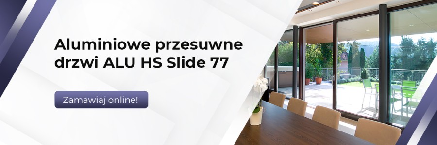 aluminiowe drzwi przesuwne