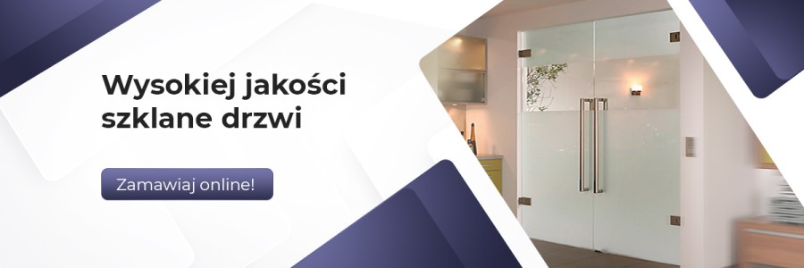 szklane drzwi
