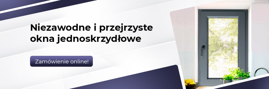 okna jednoszybowe