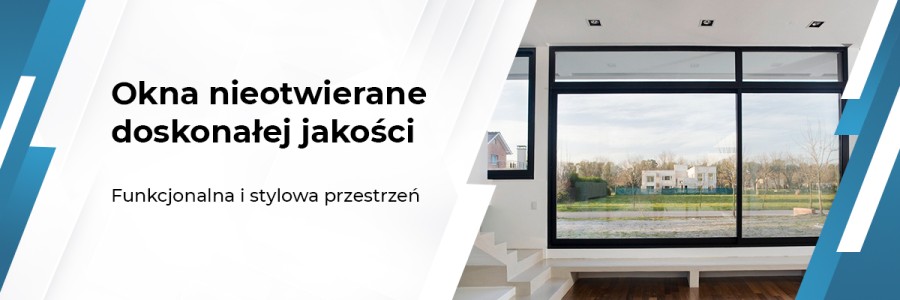 okno nieotwierane