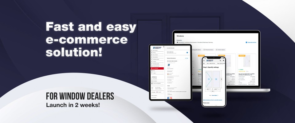 SaaS for the window industry online configurator of windows and doors