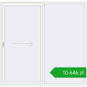 Ustalenie cen Przesuwane drzwi tarasowe 2400x2350 mm PATIO DOOR REHAU SYNEGO RAL 9016 Traffic white dwustronny. Cena: 10 645,53 zł