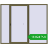 Pricing Sliding patio doors 2600x2200 mm PATIO DOOR REHAU SYNEGO QUARTZ_GREY two-sided. Price: 16 928.39 PLN
