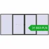 Pricing Sliding patio doors 5000x2200 mm PATIO DOOR REHAU BRILLANT DESIGN BASALT_GREY two-sided. Price: 31 652.6 PLN
