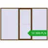 Ustalenie cen Przesuwane drzwi tarasowe 3200x2200 mm PATIO DOOR REHAU BRILLANT DESIGN WALNUT dwustronny. Cena: 10 398.69 PLN