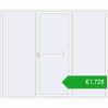 Pricing Sliding patio doors 2700x2250 mm PATIO DOOR REHAU BRILLANT DESIGN RAL 9016 Traffic white two-sided. Price: 1727,70 €