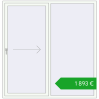 Pricing Sliding patio doors 1880x1950 mm PATIO DOOR REHAU BRILLANT DESIGN RAL 9016 Traffic white two-sided. Price: 1720,68 €