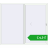 Pricing Sliding patio doors 2500x2200 mm REHAU GENEO HST RAL 9016 Traffic white two-sided. Price: 6347,22 €