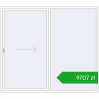 Pricing Sliding patio doors 2500x2200 mm REHAU SYNEGO SLIDE RAL 9016 Traffic white two-sided. Price: 9707,43 zł