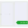 Ustalenie cen Przesuwane drzwi tarasowe 2600x2400 mm REHAU GENEO HST RAL 9016 Traffic white dwustronny. Cena: 24 326,17 zł