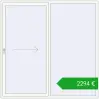 Ustalenie cen Przesuwane drzwi tarasowe 2200x2200 mm REHAU SYNEGO SLIDE RAL 9016 Traffic white dwustronny. Cena: 2294,31 €