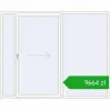 Pricing Sliding patio doors 2600x2100 mm PATIO DOOR REHAU SYNEGO RAL 9016 Traffic white two-sided. Price: 9663,76 zł