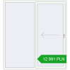 Pricing Sliding patio doors 1950x2130 mm PATIO DOOR REHAU SYNEGO RAL 9016 Traffic white two-sided. Price: 12 991.04 PLN