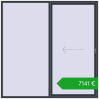Pricing Przesuwane drzwi tarasowe 2500x2500 mm REHAU GENEO HST ANTHRACITE_GREY_STRUKTURAL dwustronny. Price: 7140,82 €