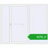 Ustalenie cen Przesuwane drzwi tarasowe 2600x2200 mm PATIO DOOR REHAU BRILLANT DESIGN RAL 9016 Traffic white dwustronny. Cena: 8095,83 zł