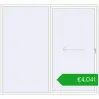 Pricing Sliding patio doors 2600x2400 mm REHAU GENEO HST RAL 9016 Traffic white two-sided. Price: 4041,00 €