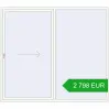 Pricing Sliding patio doors 2500x2200 mm PATIO DOOR REHAU BRILLANT DESIGN RAL 9016 Traffic white two-sided. Price: 2 797.85 EUR