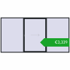 Pricing Sliding patio doors 4500x2300 mm PATIO DOOR REHAU BRILLANT DESIGN BLACK_COOL_110L-2 two-sided. Price: 3338,65 €