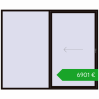 Ustalenie cen Przesuwane drzwi tarasowe 2800x2300 mm REHAU GENEO HST BLACK_BROWN dwustronny. Cena: 6901,28 €