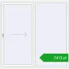 Ustalenie cen Przesuwane drzwi tarasowe 2100x2070 mm PATIO DOOR REHAU BRILLANT DESIGN RAL 9016 Traffic white dwustronny. Cena: 7413,11 zł