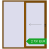 Pricing Sliding patio doors 1980x2150 mm PATIO DOOR REHAU BRILLANT DESIGN GOLDEN OAK two-sided. Price: 2 730.97 EUR