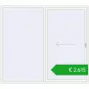Ustalenie cen Przesuwane drzwi tarasowe 2500x2200 mm PATIO DOOR REHAU BRILLANT DESIGN RAL 9016 Traffic white dwustronny. Cena: 2615,10 €
