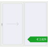 Ustalenie cen Przesuwane drzwi tarasowe 2200x2100 mm PATIO DOOR REHAU SYNEGO RAL 9016 Traffic white dwustronny. Cena: 2828,61 €