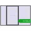 Ustalenie cen Przesuwane drzwi tarasowe 3500x2300 mm PATIO DOOR REHAU BRILLANT DESIGN BASALT_GREY dwustronny. Cena: 13 134,37 zł