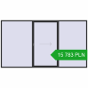 Pricing Sliding patio doors 4000x2200 mm PATIO DOOR REHAU BRILLANT DESIGN ANTHRACITE_GREY_GLATT two-sided. Price: 15 783.29 PLN