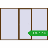 Pricing Sliding patio doors 3200x2200 mm PATIO DOOR REHAU BRILLANT DESIGN WALNUT two-sided. Price: 14 997.04 PLN