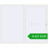 Pricing Sliding patio doors 2800x2300 mm REHAU GENEO HST RAL 9016 Traffic white two-sided. Price: 6 421.19 EUR