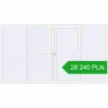 Pricing Sliding patio doors 4000x2200 mm PATIO DOOR REHAU BRILLANT DESIGN BLACK_BROWN external. Price: 28 240.46 PLN
