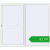 Pricing Sliding patio doors 2600x2300 mm REHAU SYNEGO SLIDE RAL 9016 Traffic white two-sided. Price: 2617,30 €