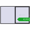 Pricing Sliding patio doors 3000x1800 mm PATIO DOOR REHAU SYNEGO BLACK_ULTI-MATT two-sided. Price: 2901,62 €