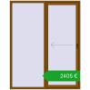 Ustalenie cen Przesuwane drzwi tarasowe 1750x2200 mm PATIO DOOR REHAU SYNEGO GOLDEN OAK dwustronny. Cena: 2405,41 €