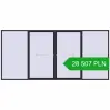 Pricing Sliding patio doors 5000x2300 mm PATIO DOOR REHAU BRILLANT DESIGN BLACK_ULTI-MATT two-sided. Price: 28 506.51 PLN
