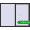 Pricing Sliding patio doors 2500x2000 mm PATIO DOOR REHAU BRILLANT DESIGN BLACK_STRUCTURAL two-sided. Price: 13 320.84 PLN
