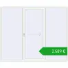 Pricing Sliding patio doors 2700x2200 mm PATIO DOOR REHAU BRILLANT DESIGN RAL 9016 Traffic white two-sided. Price: 2588,66 €