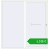 Ustalenie cen Przesuwane drzwi tarasowe 2500x2600 mm REHAU GENEO HST RAL 9016 Traffic white dwustronny. Cena: 6337,64 €