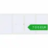 Pricing Sliding patio doors 5000x2200 mm PATIO DOOR REHAU BRILLANT DESIGN RAL 9016 Traffic white two-sided. Price: 7 015.05 EUR