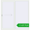Pricing Sliding patio doors 2000x2100 mm PATIO DOOR REHAU BRILLANT DESIGN RAL 9016 Traffic white two-sided. Price: 11 436.8 PLN