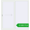 Pricing Sliding patio doors 2000x2150 mm PATIO DOOR REHAU BRILLANT DESIGN RAL 9016 Traffic white two-sided. Price: 10 685.36 PLN